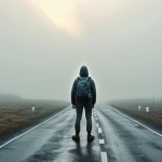 **Image Prompt:** A person standing at a crossroads shrouded in mist (representing uncertainty), but with a determined expression and a backpack, symbolizing resilience and preparedness. In the distance, faint sunlight breaks through the mist, hinting at potential opportunities. The overall tone is hopeful and adventurous.
